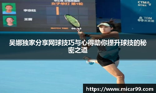 吴娜独家分享网球技巧与心得助你提升球技的秘密之道